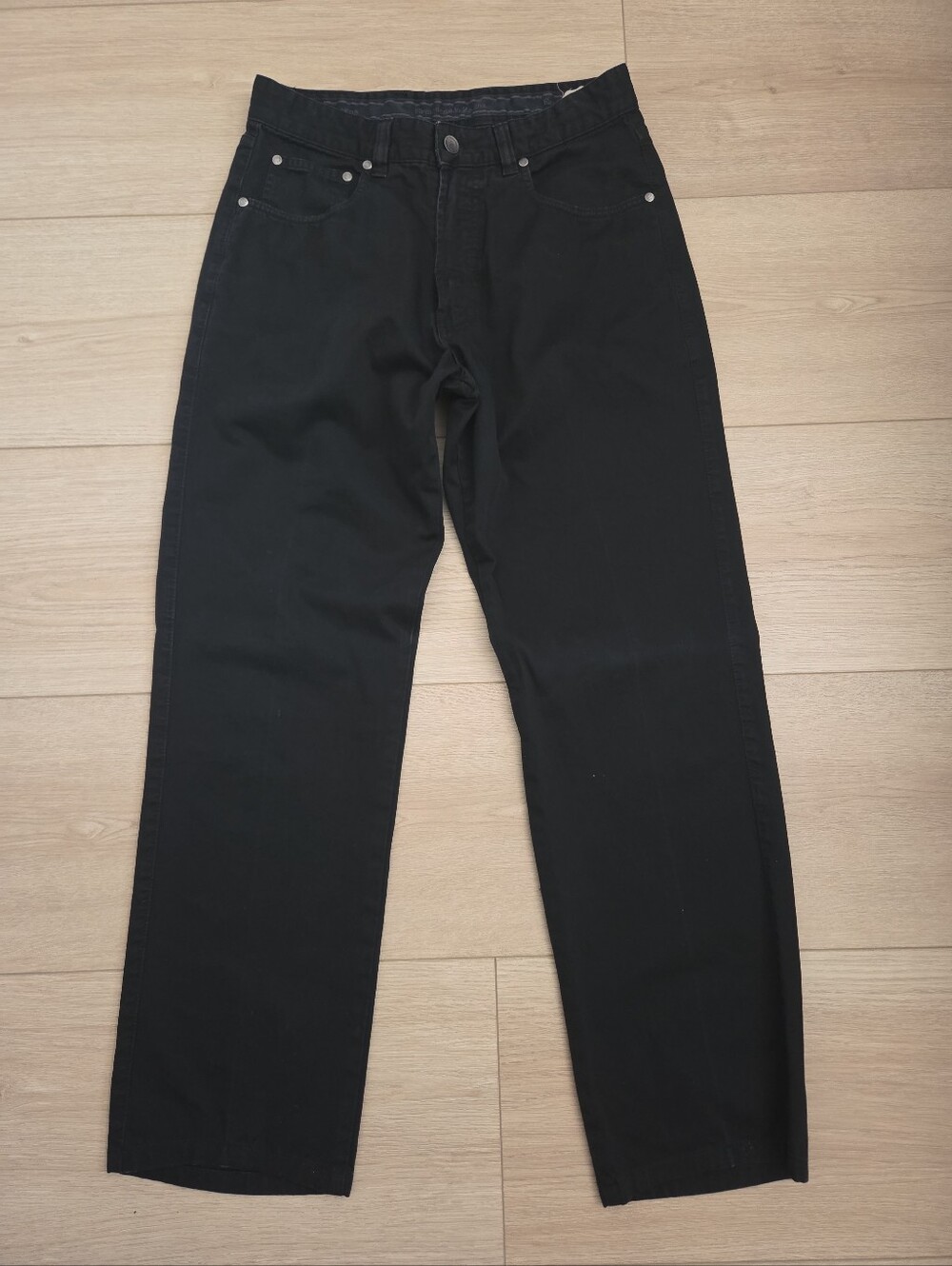 Zegna Men’s City Jeans Black Size 32 X 30 Cotton Italy